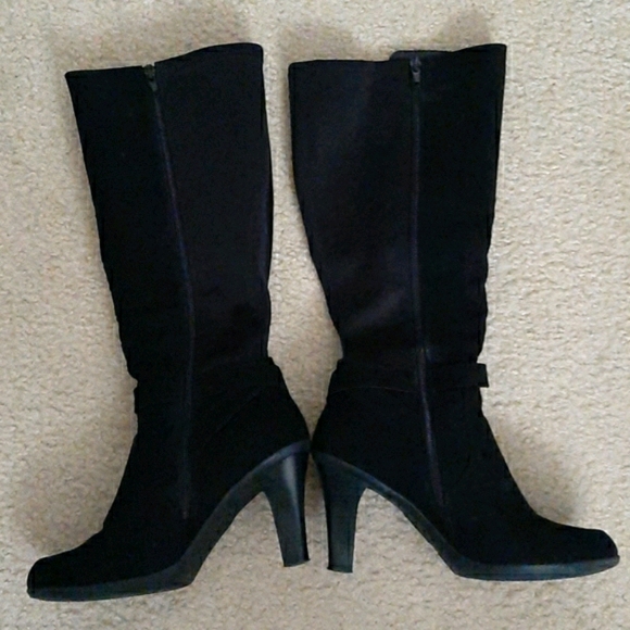 Wide Calf Friendly Heel Boots - Picture 2 of 2